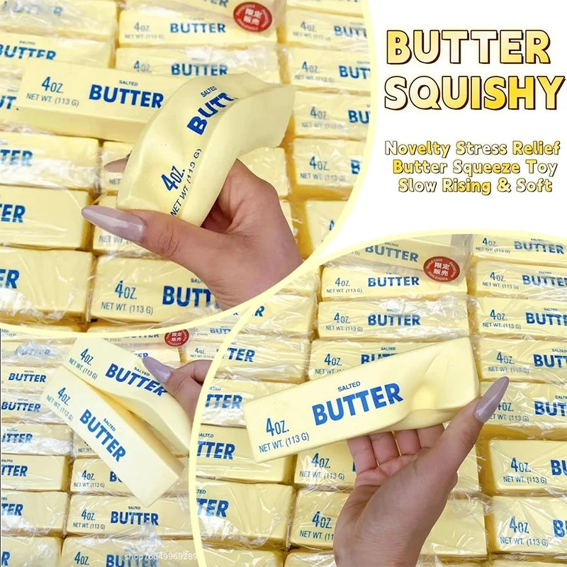 🧈 SLAYYY KIDS™ Squishy Butter Sticks | Viral Sensory Fidget Toy
